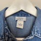 Vintage 90s Ann Taylor LOFT Denim Jean Shirt Button Down Cotton 6
