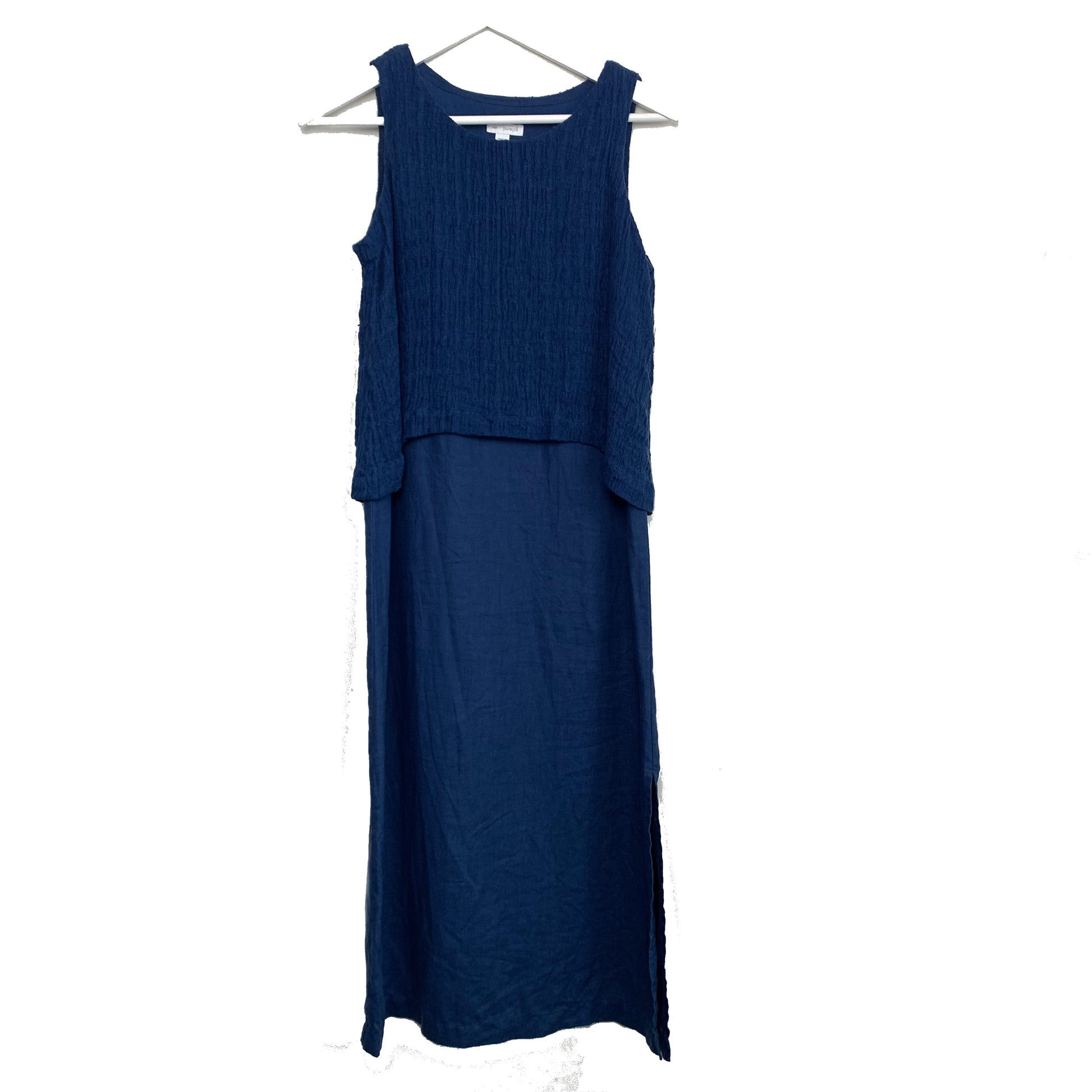 J.Jill Love Linen Dress Floral Shift Sleeveless Pockets Notched V-Neck  Spring Size XL - $32 - From Jupiter Juniper