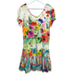 Jams World Floral Drop Waist Dress Small Cottage Bouquet