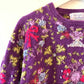 80s Signatures by Northern Isles Hand Knit Chunky Grandma Sweater Bows